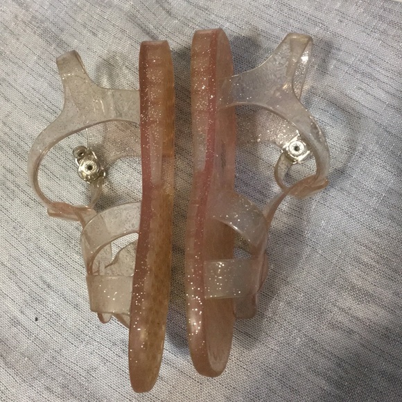 Girls summer Sparkly jelly sandals shoes size 11 - Picture 3 of 8